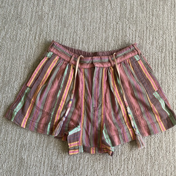 Free People Brown High Waist Shorts - Picture 2 of 7